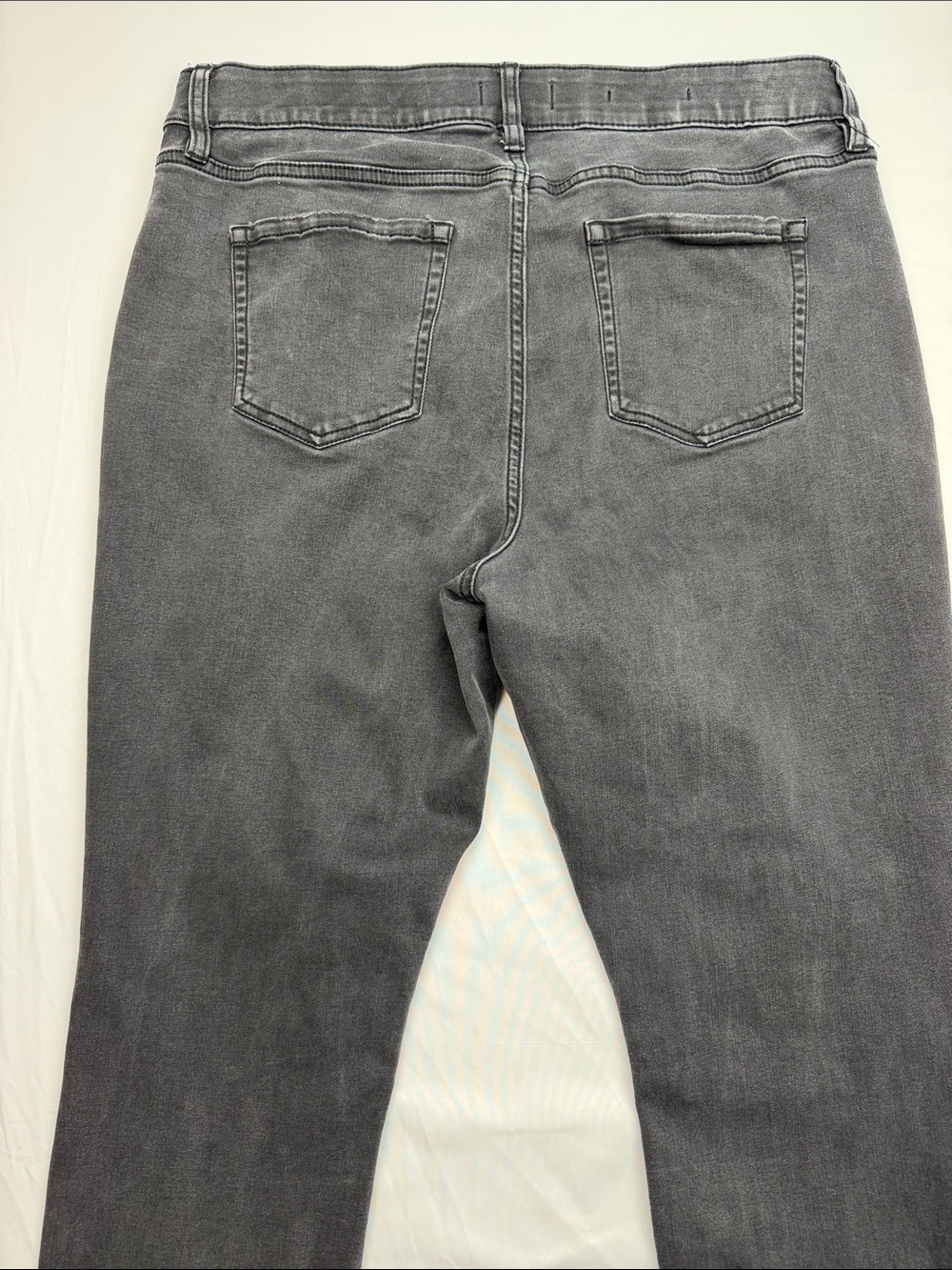 Ava & Viv Black Mid Rise Skinny Jeans with Frayed Hem - Picture 8 of 9